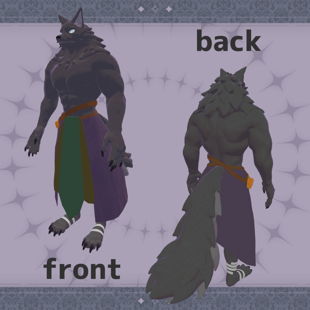 オリジナル3Dモデル【ヴォルス(wols)】