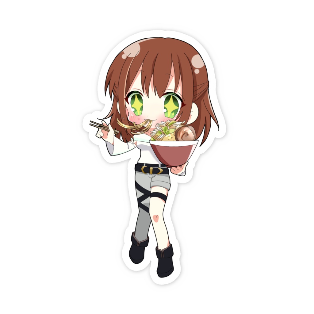 【小西沙耶:SDマシ☆マシ】ステッカー