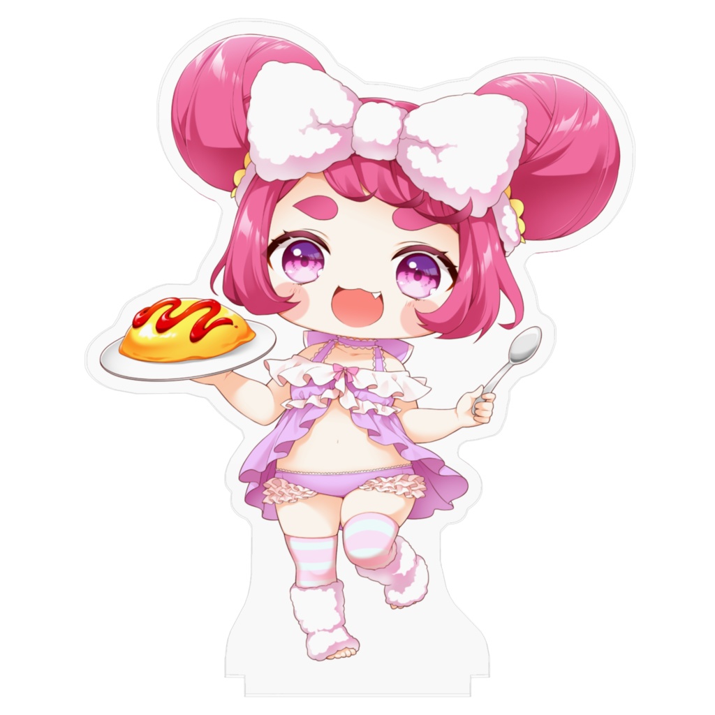 転寝とま オリジナルアクリルフィギュア おむらいす Ver.