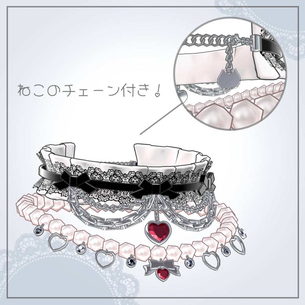 【PB対応】ribbon choker♡りぼんチョーカー