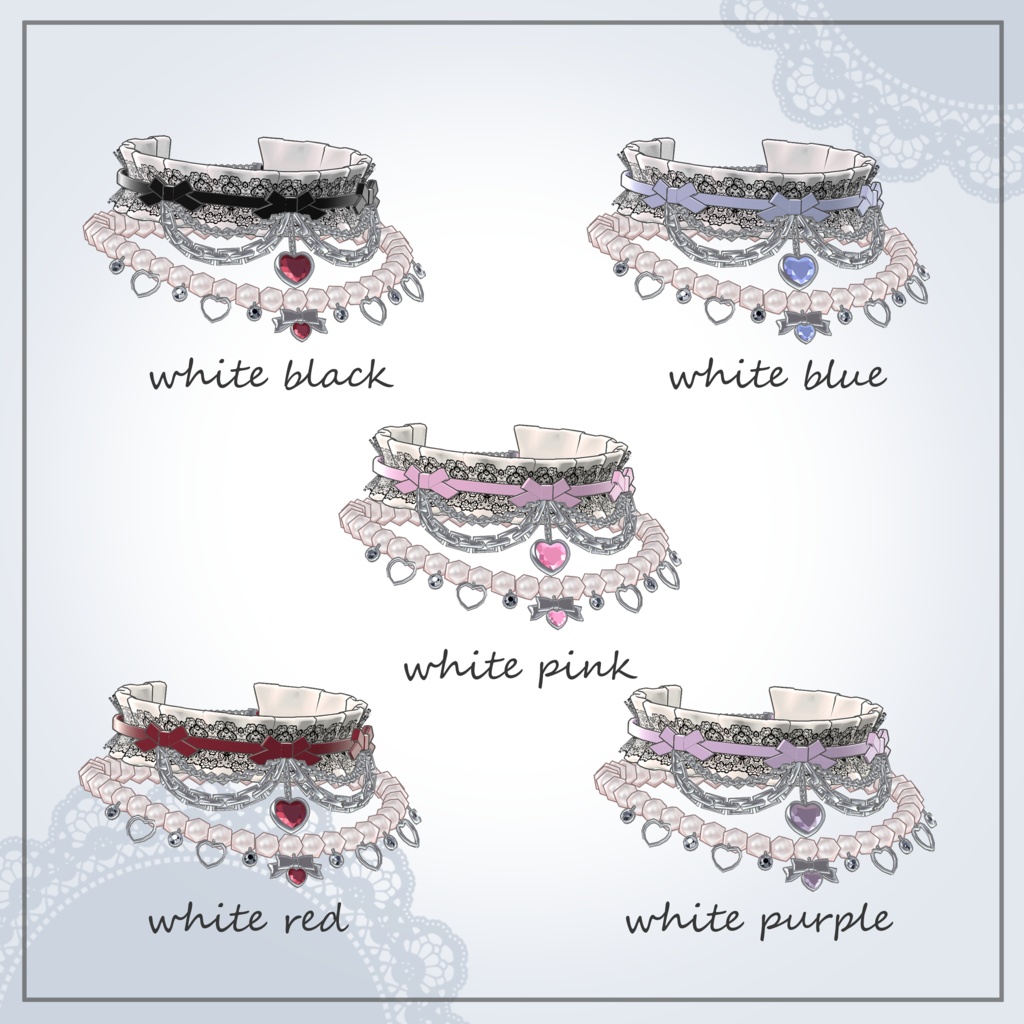 【PB対応】ribbon choker♡りぼんチョーカー