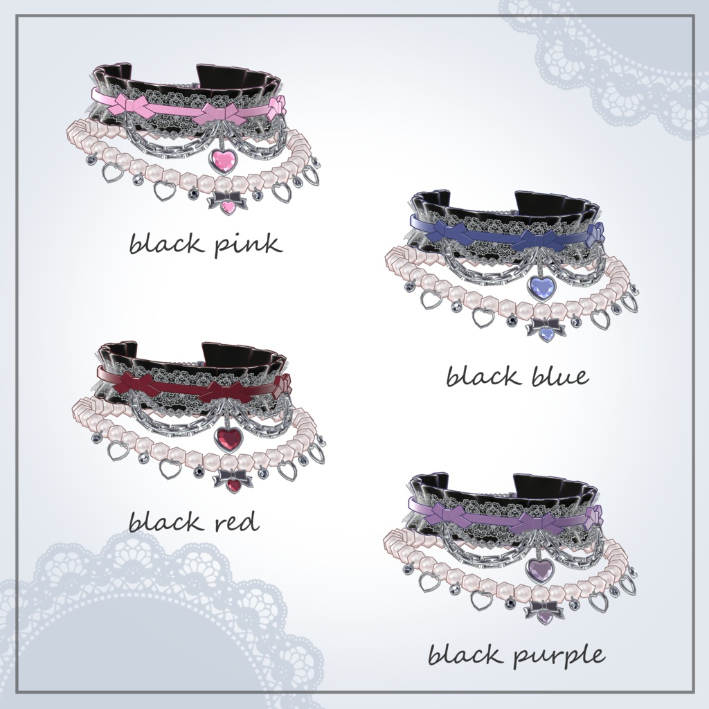 【PB対応】ribbon choker♡りぼんチョーカー