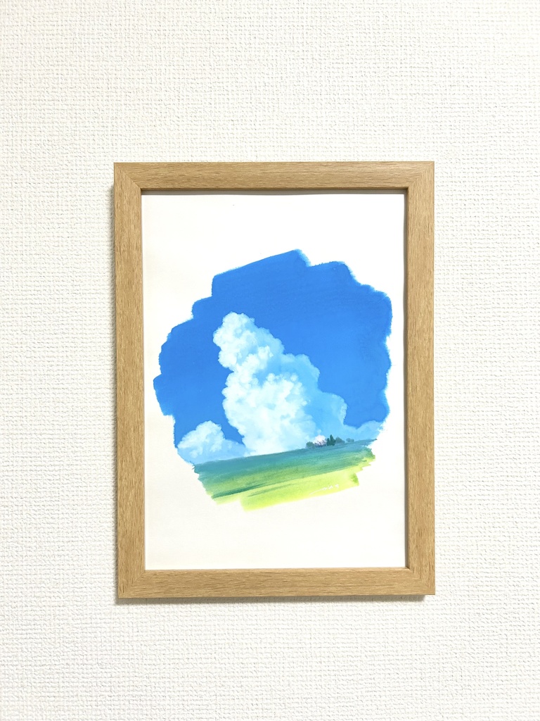 【原画】春の入道雲