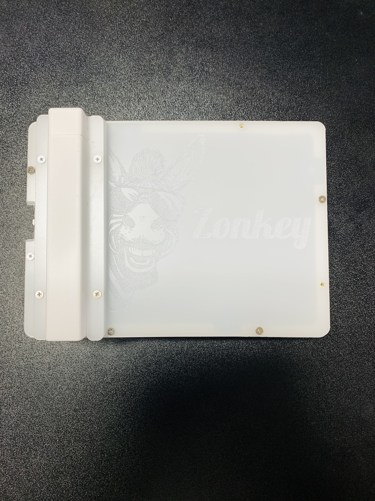 乾電池リポバッテリー両対応 無線キーボード Zonkey(マットホワイト)