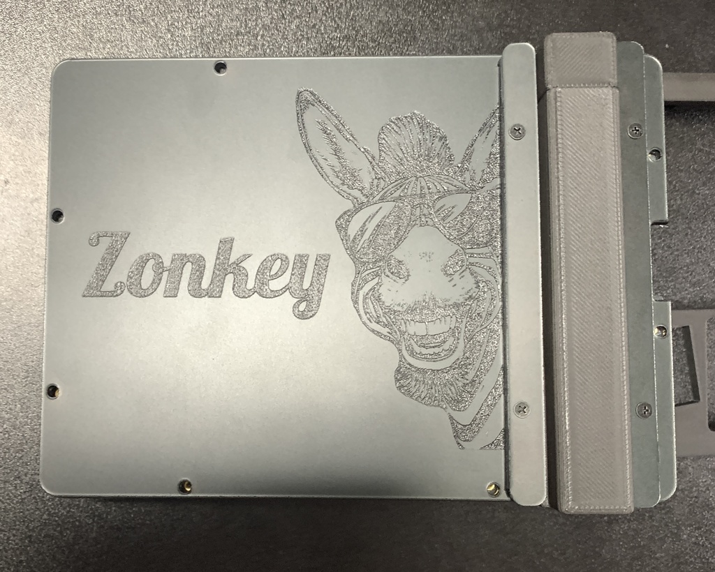 乾電池リポバッテリー両対応 無線キーボード Zonkey(マットブラック