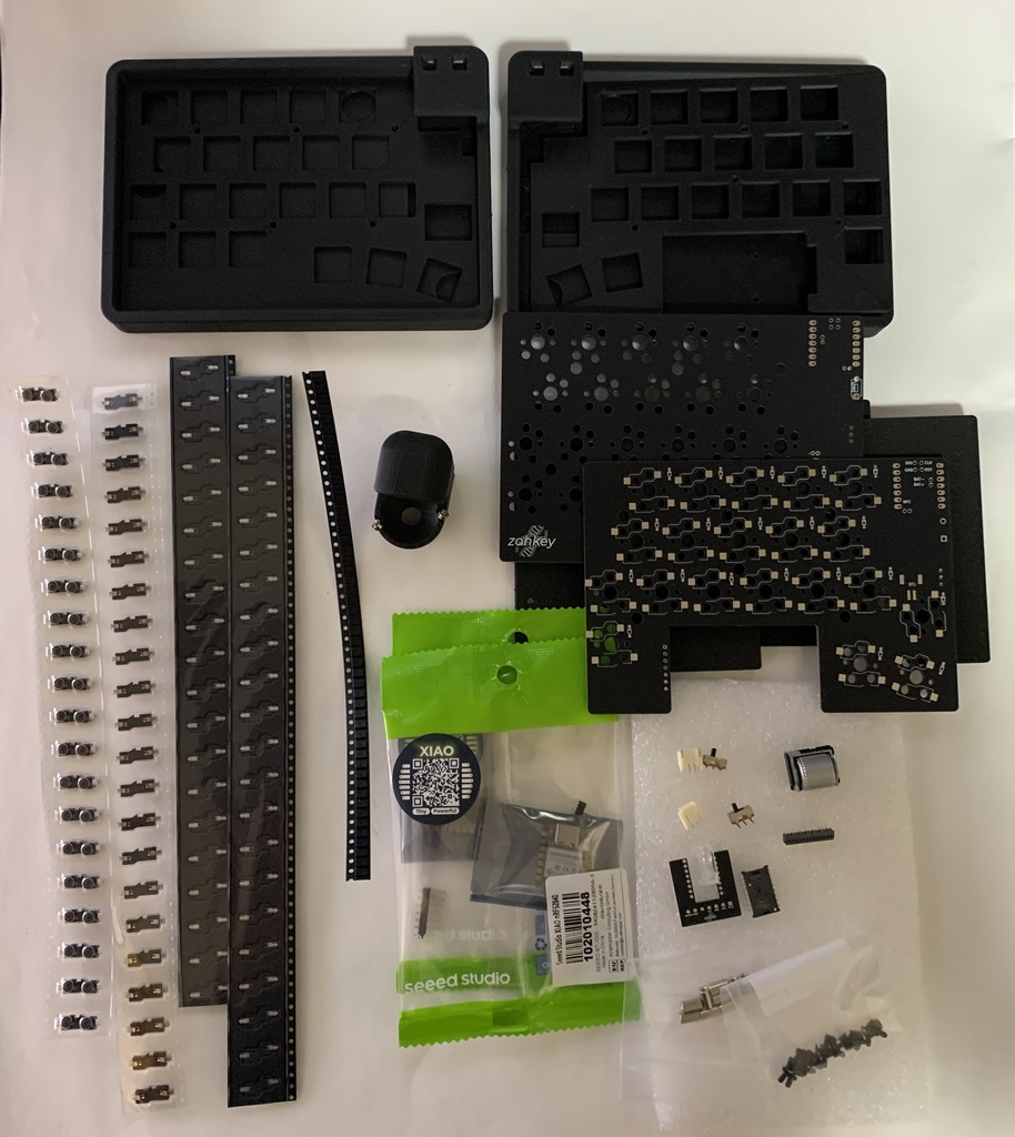 Zonkey自作キット(マットブラックのみ)無線キーボード