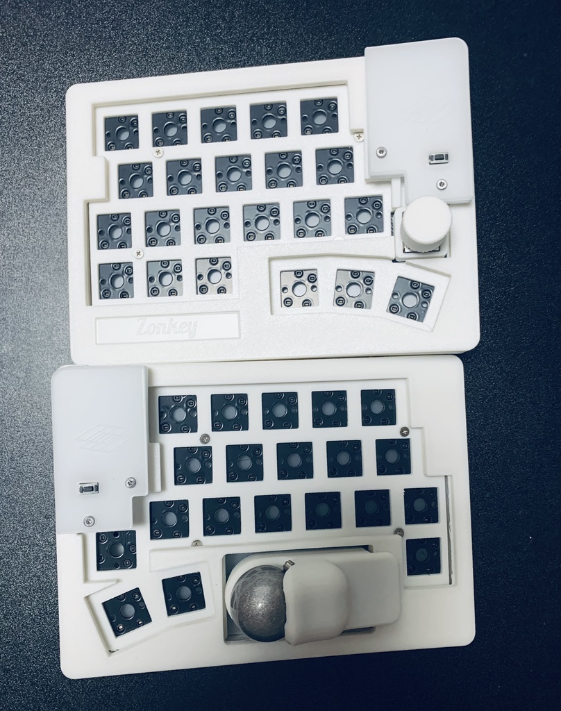 トラックボール式 ワイヤレスキーボード Zonkey Ver.2(完成品)
