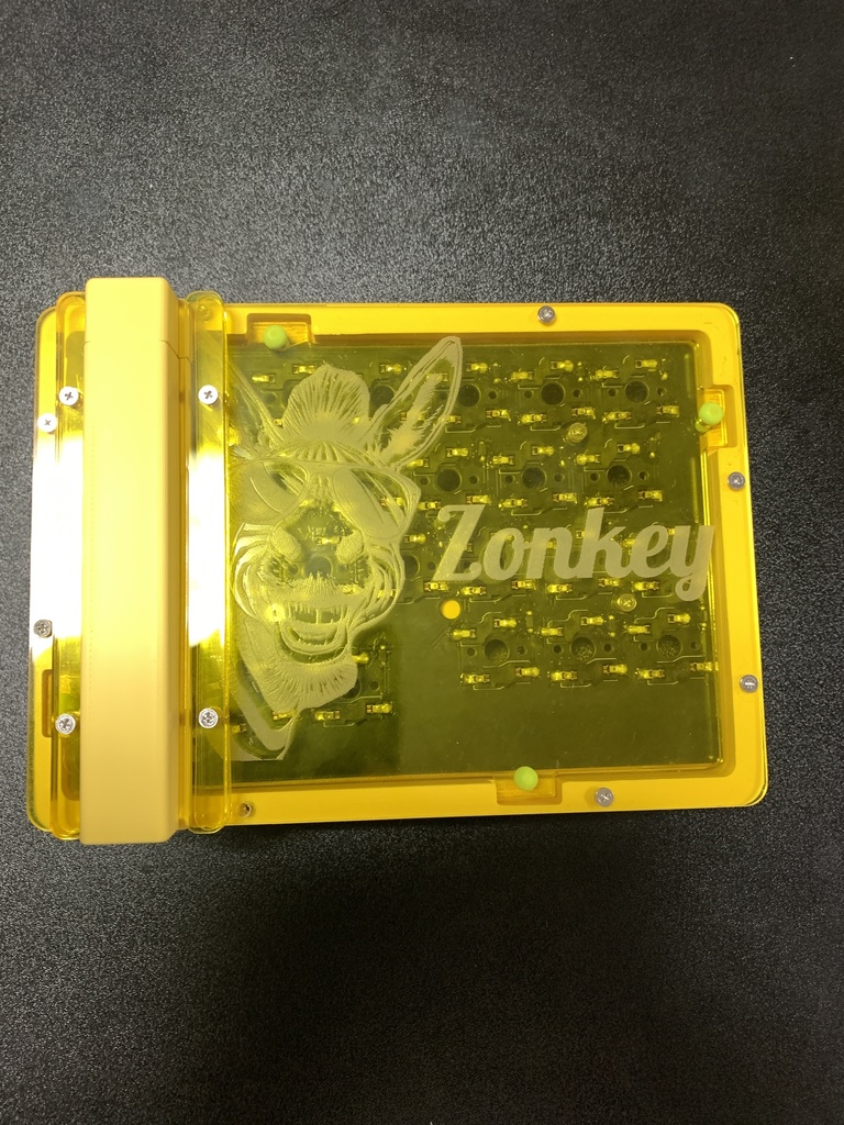 乾電池リポバッテリー両対応 無線キーボード Zonkey(マットイエロー)