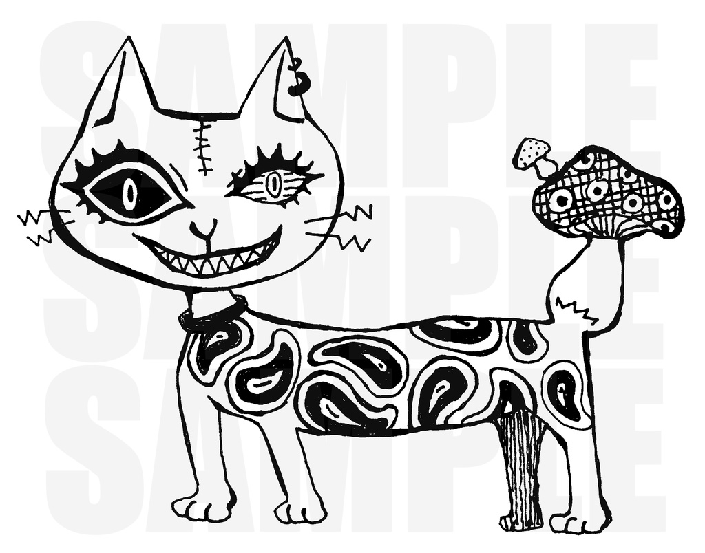 きのこねこサコッシュ