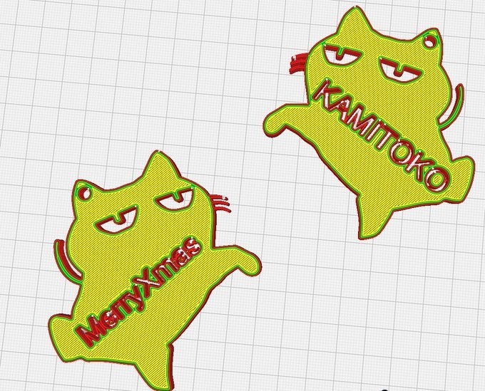 クリスマス黒松オーナメント(カミトコラボ)