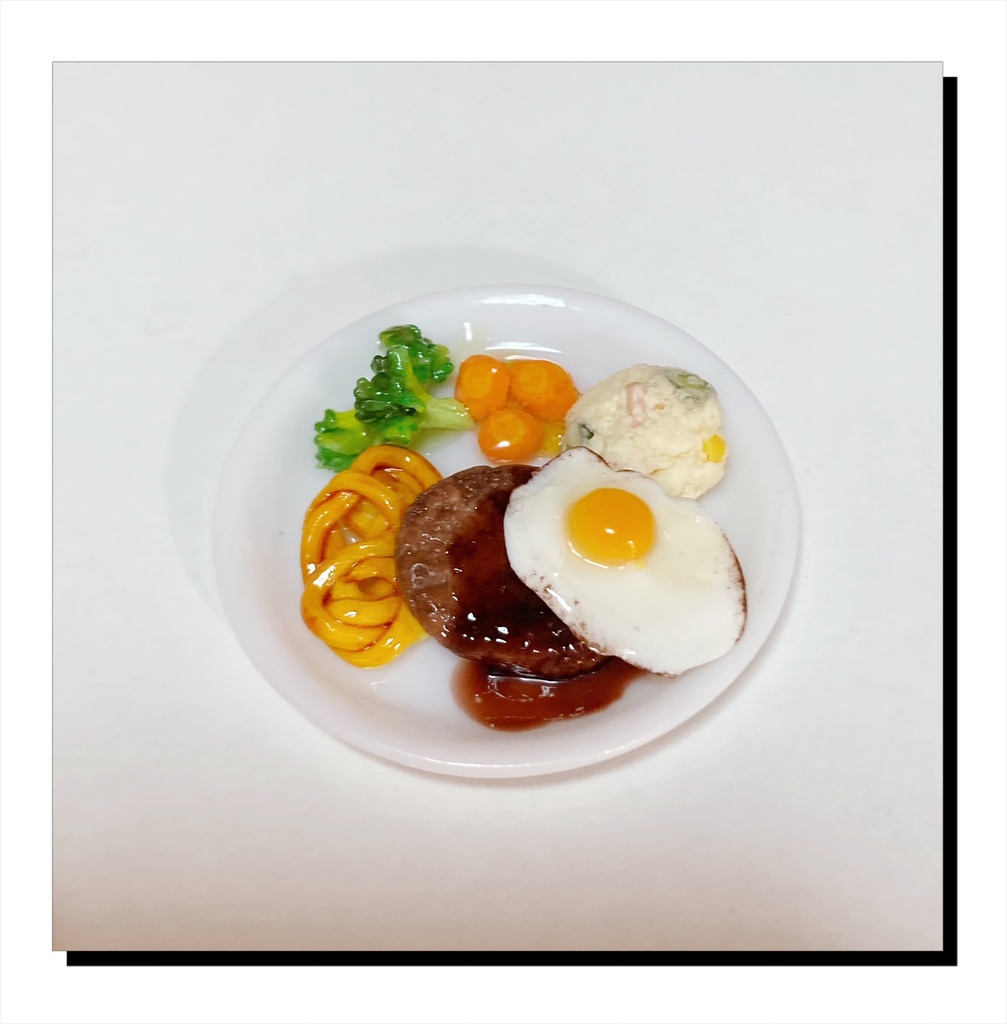 ご褒美ハンバーグプレート