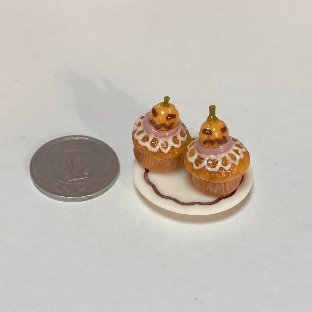 ハロウィンカップケーキ