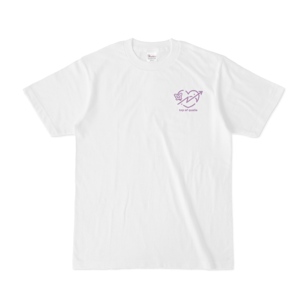 TOF OF QUALIA ロゴTシャツホワイト α