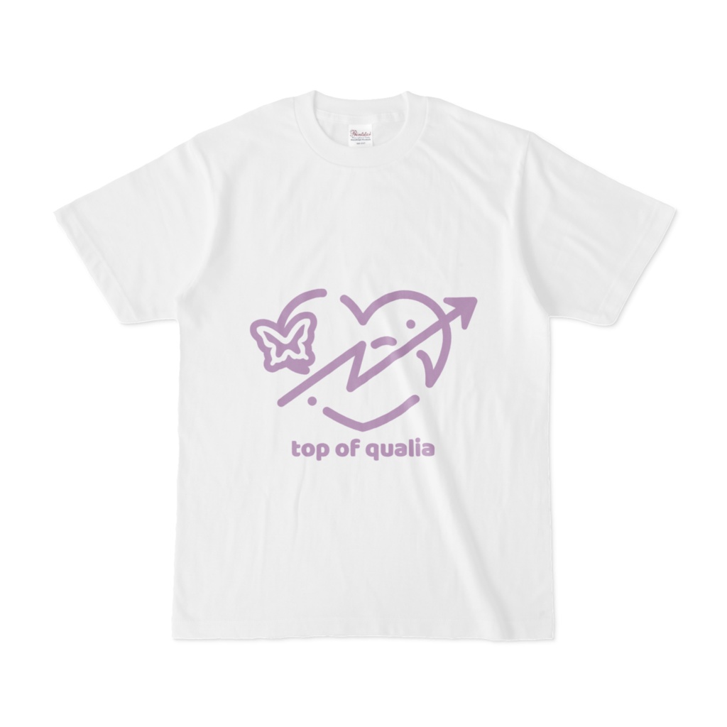 TOP OF QUALIA ロゴTシャツホワイト β