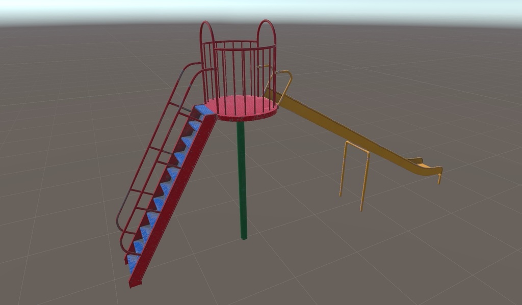 【滑り台 3Dモデル】Slider(Slide)|Unity・Blender対応
