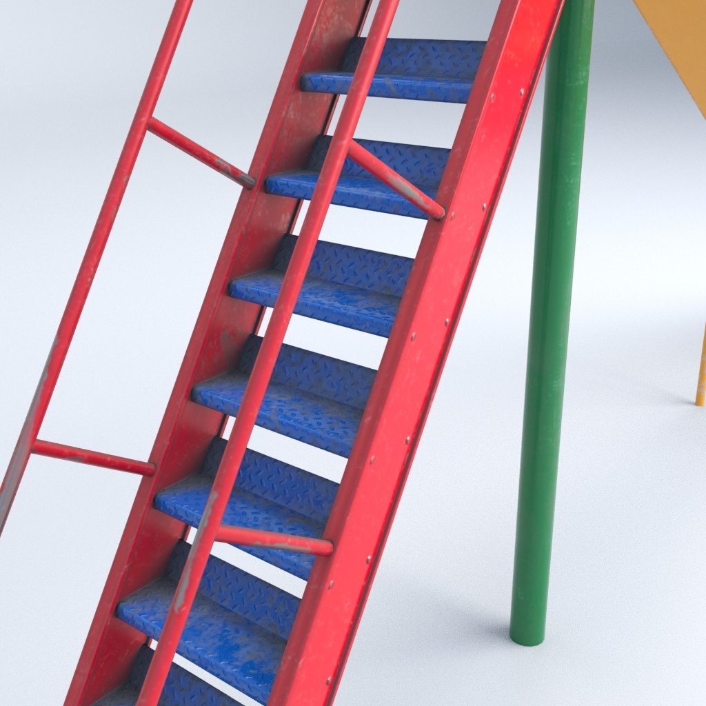 【滑り台 3Dモデル】Slider(Slide)|Unity・Blender対応