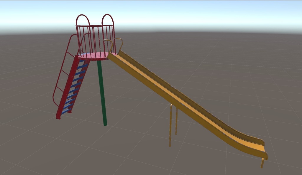 【滑り台 3Dモデル】Slider(Slide)|Unity・Blender対応