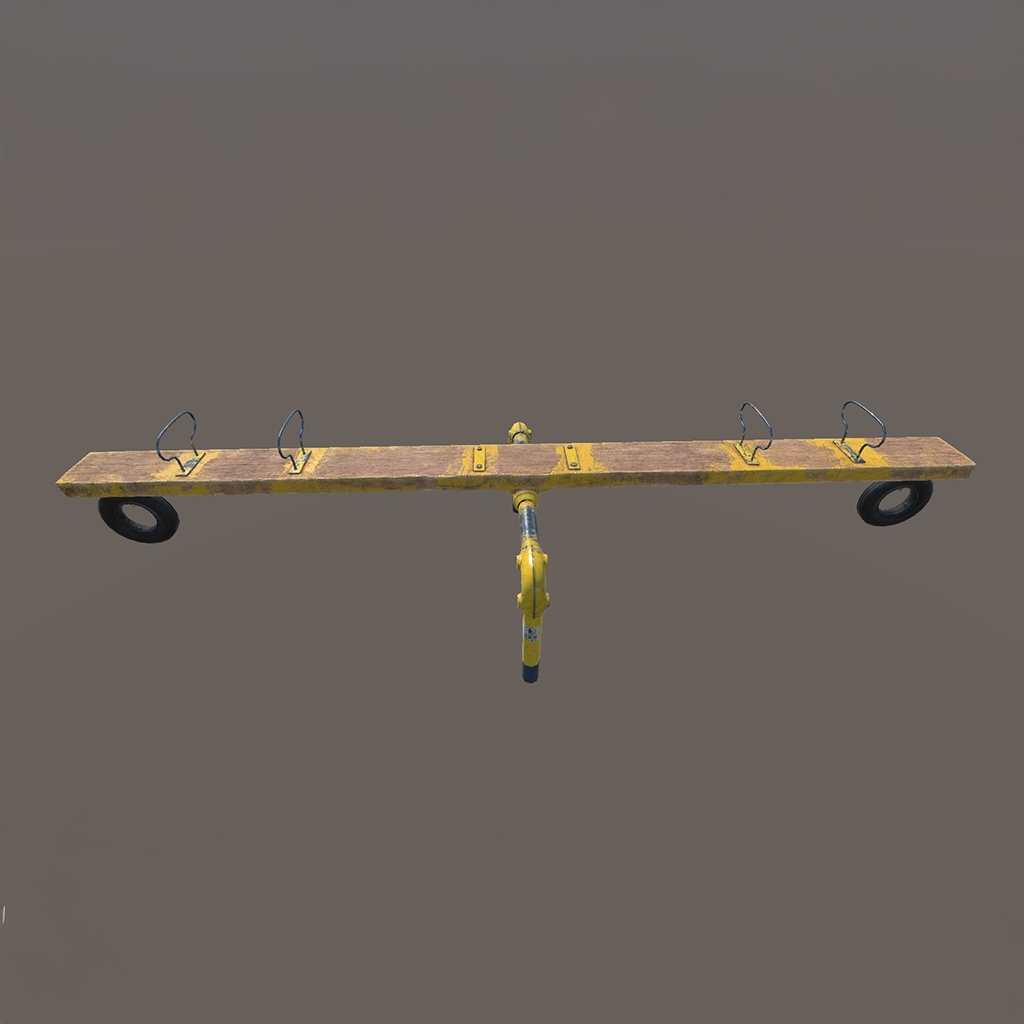 【シーソー 3Dモデル】Seesaw(シーソー)|Unity・Blender対応