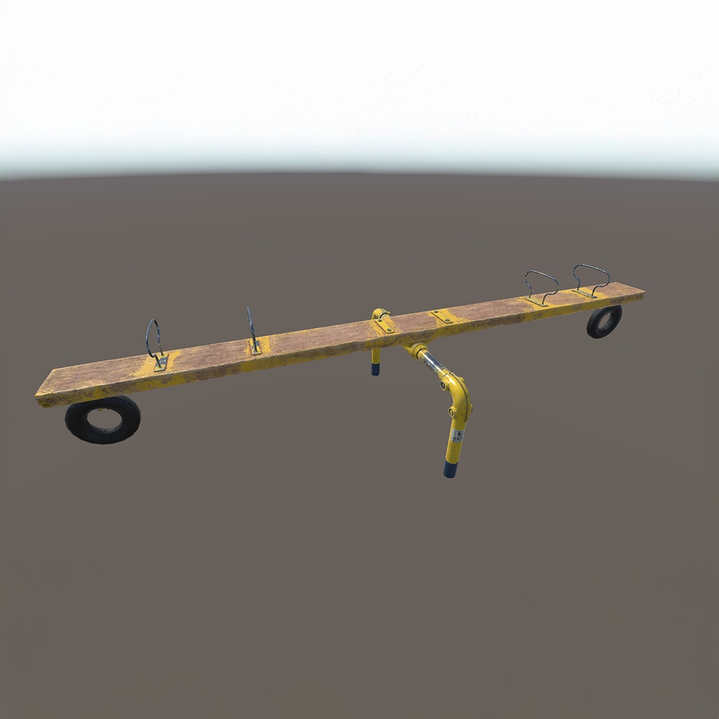 【シーソー 3Dモデル】Seesaw(シーソー)|Unity・Blender対応