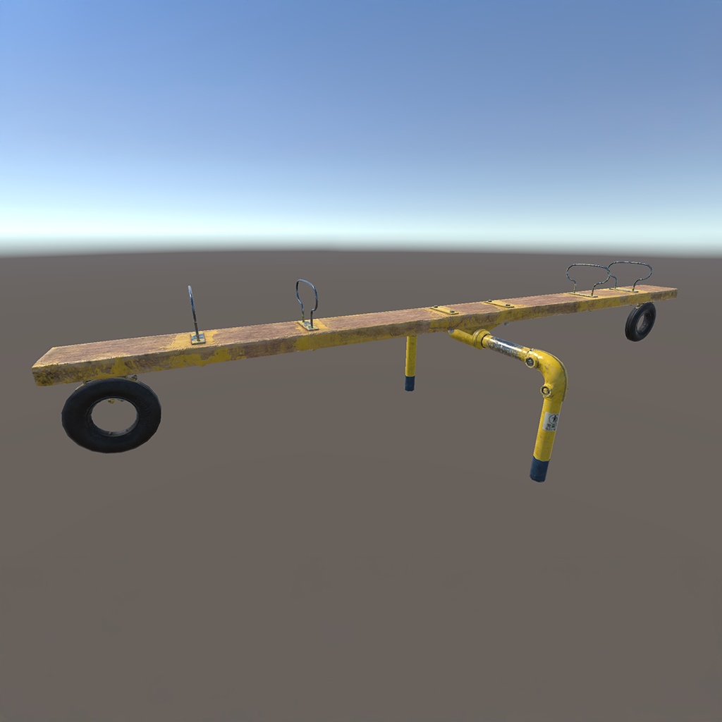 【シーソー 3Dモデル】Seesaw(シーソー)|Unity・Blender対応