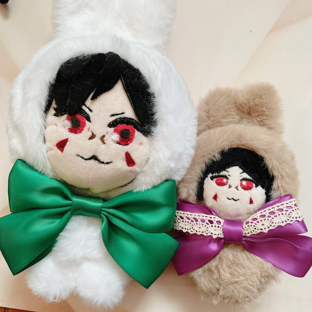 オーダー可○ ぬい服 うさぎ(立ち耳)の着ぐるみ ※3色&12cmまたは17cm