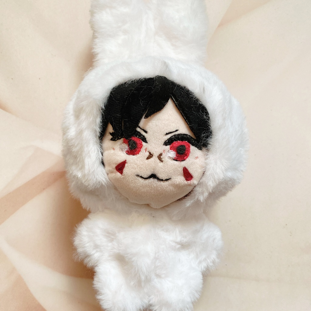 オーダー可○ ぬい服 うさぎ(立ち耳)の着ぐるみ ※3色&12cmまたは17cm