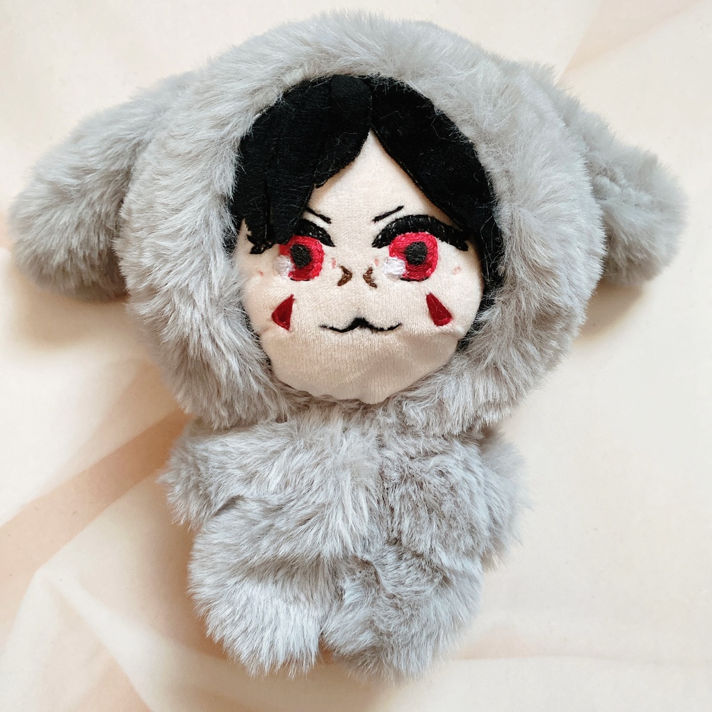 オーダー可○ ぬい服 うさぎ(垂れ耳)の着ぐるみ ※3色&12cmまたは17cm