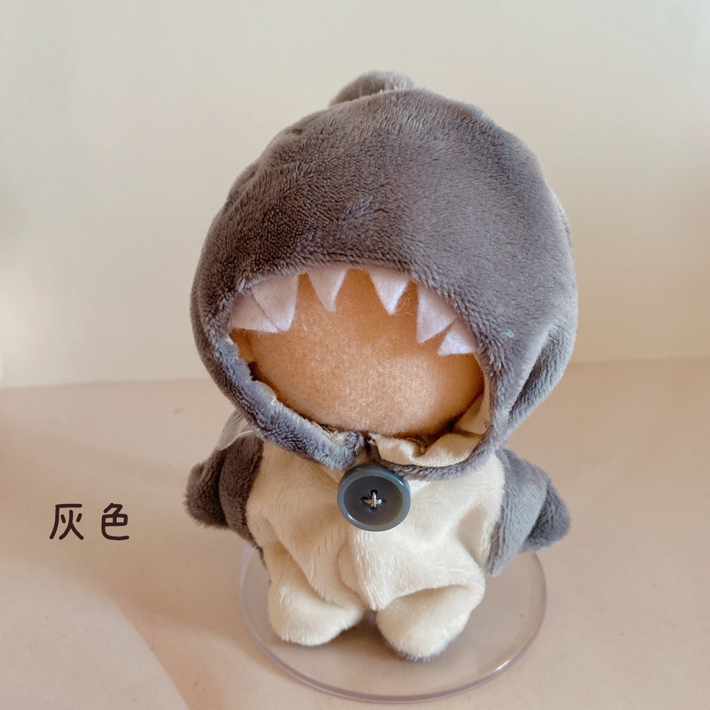 ぬい用 着ぐるみ 鮫 サメ 10~12cm 15~17cmサイズ向け