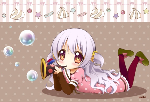 なぎさシャボン玉ポストカード