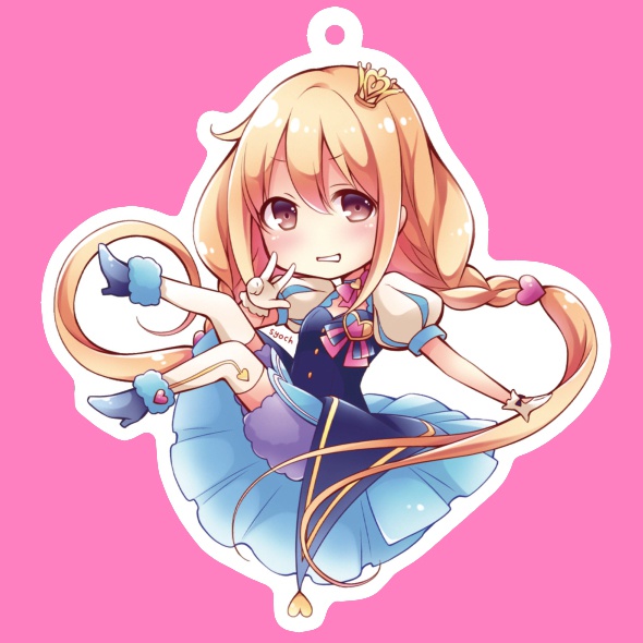 杏アクリルキーホルダー