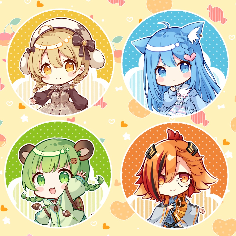 あにまーれ缶バッジ