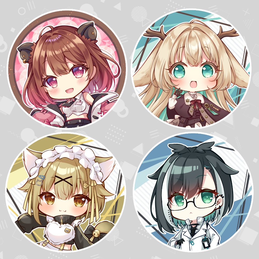 新ビジュ缶バッジ