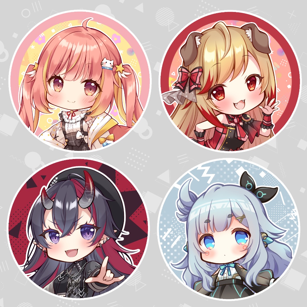 新ビジュ缶バッジ