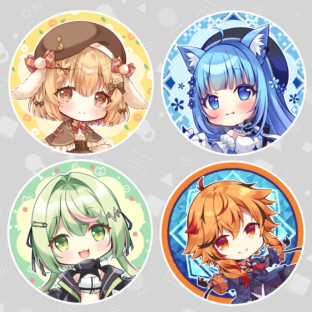 新ビジュ缶バッジ