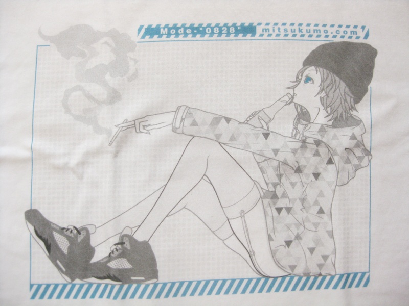 【送料無料】加藤光雲 オリジナルイラストレーションTシャツ Sサイズ/Mitsukumo Kato