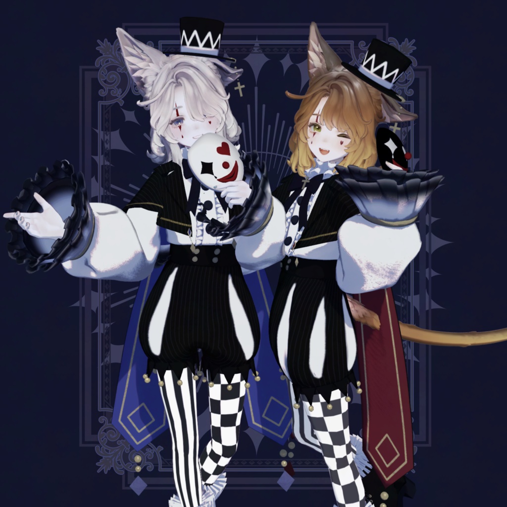 【Marycia マリシア対応】Midnight Joker 【3D衣装モデル】