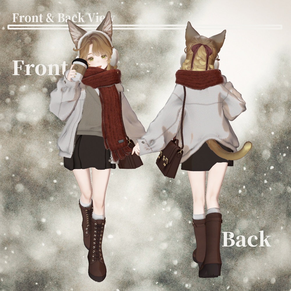 ☃️発売記念セール中!☕【マリシア対応】Snow Day Latte【3Dコーデセット】