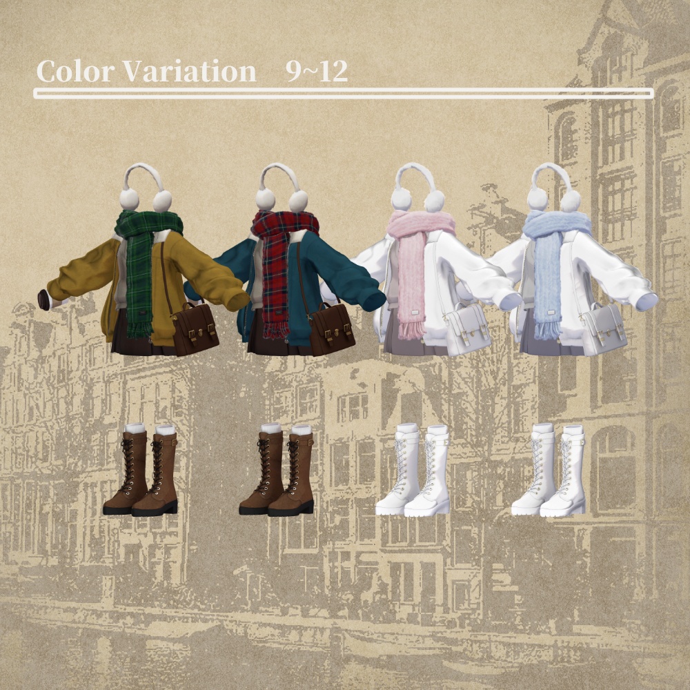 ☃️発売記念セール中!☕【マリシア対応】Snow Day Latte【3Dコーデセット】