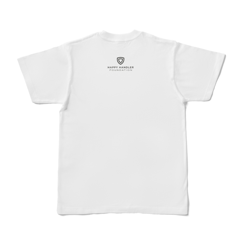 ハッピー(スモールロゴ)Tシャツ(White)