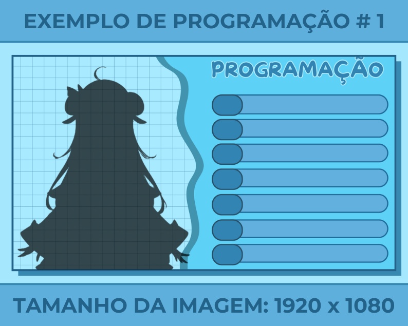 Weekly Stream Schedule | with different colors | VTuber Graphics