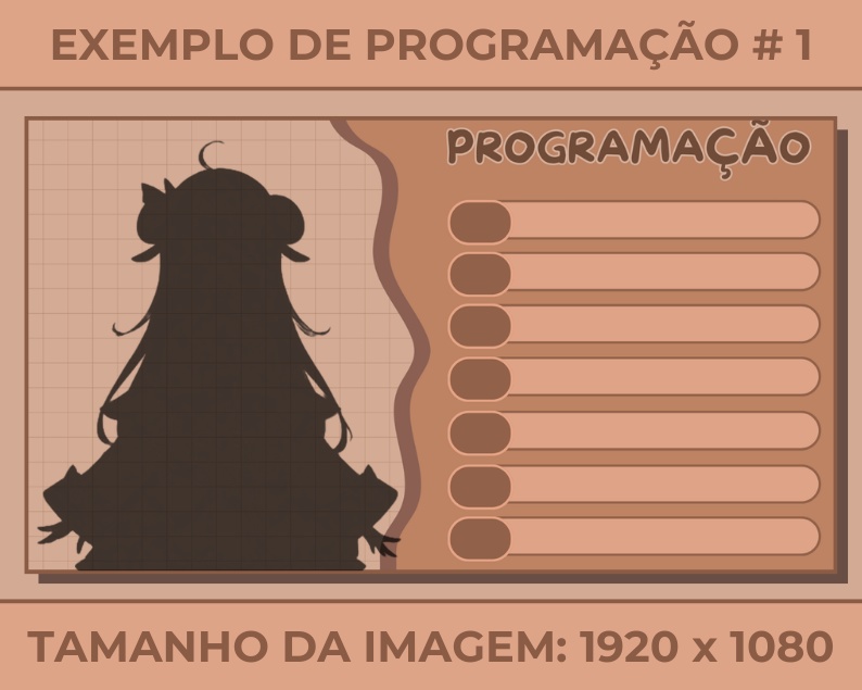 Weekly Stream Schedule | with different colors | VTuber Graphics