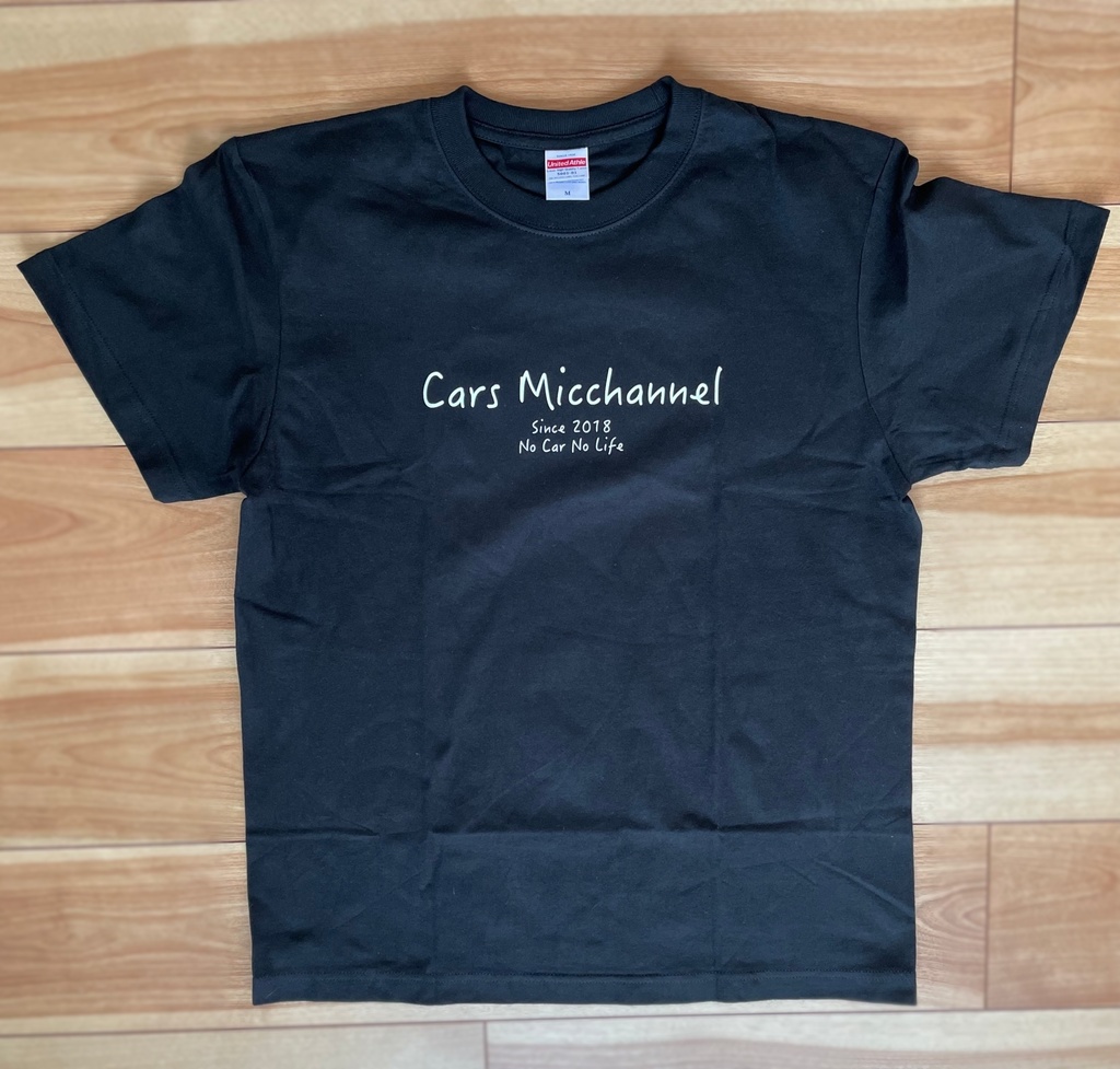 Cars Micchannel Tシャツ（ブラック×ホワイト）