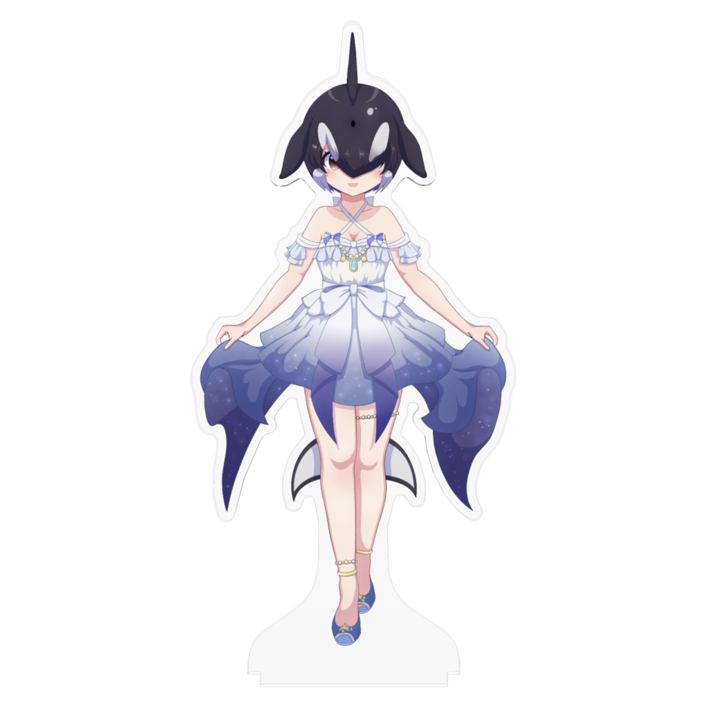 【けものフレンズ】シャチ(パーティドレス) アクリルフィギュア