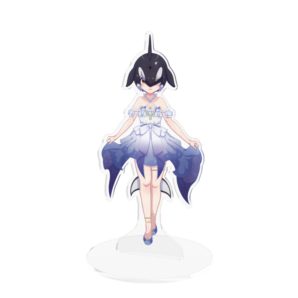 【けものフレンズ】シャチ(パーティドレス) アクリルフィギュア