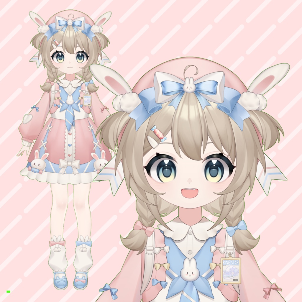 【Live2D】【VTSモデル】可愛いウサギの妹です
