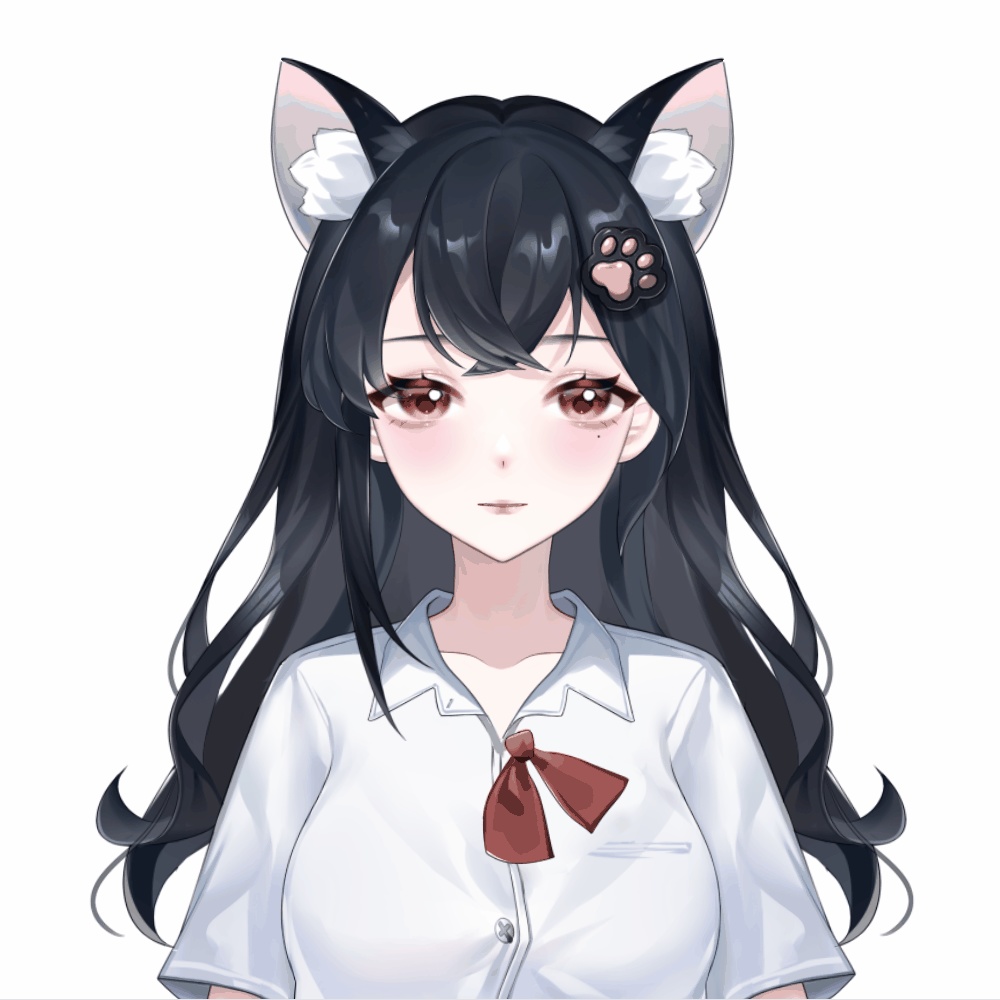 【Live2D】【VTSモデル】黒い猫です
