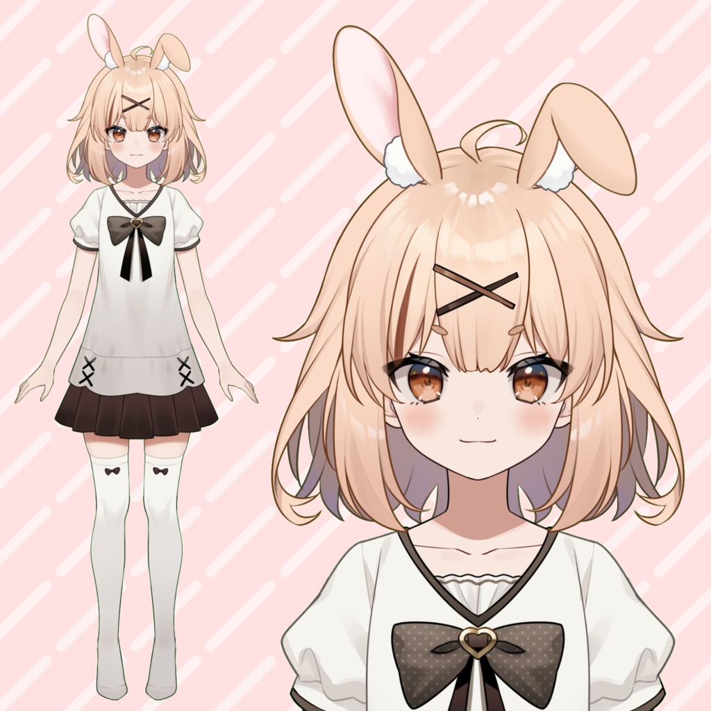 【Live2D】【VTSモデル】ウサギの妹です
