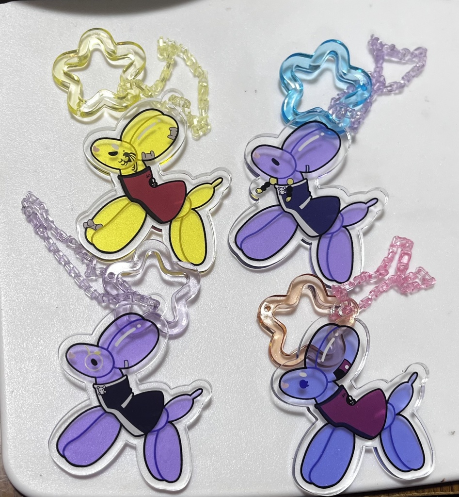 バルーン風アクキー