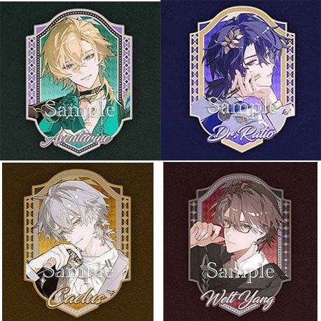 スターレイル アベンチュリン Dr.レイシオ ヴェルト 穹 アクリルキーホルダー