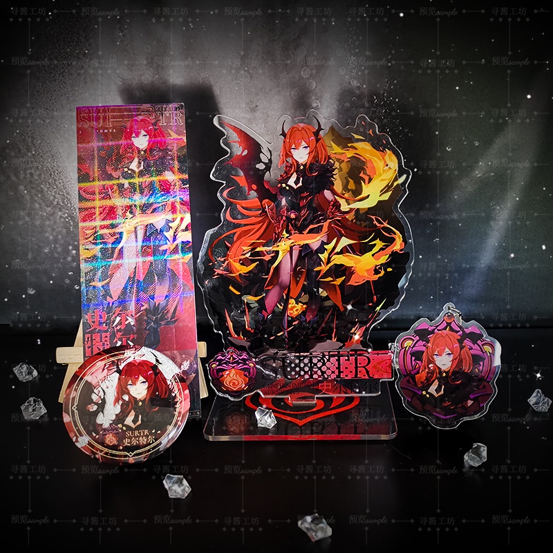 Arknights アークナイツ 明日方舟 スルト アクリルスタンド 缶バッジ アクリルキーホルダー ブックマーク